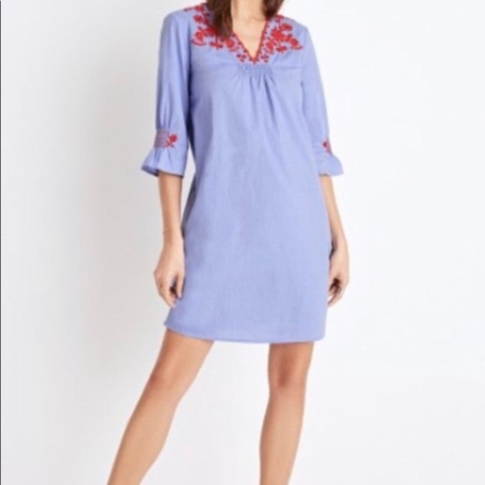 Madewell embroidered dress